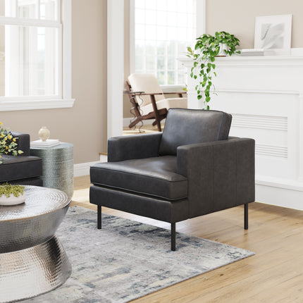 Decade Armchair Vintage Gray Seating TriadCommerceInc   