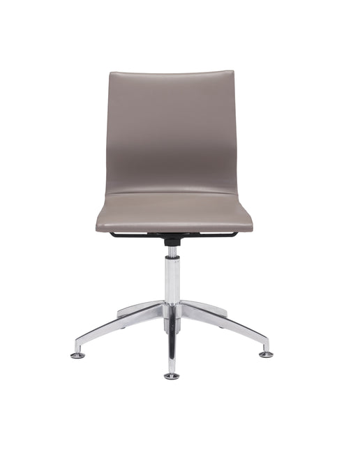 Glider Conference Chair Taupe Chairs TriadCommerceInc   