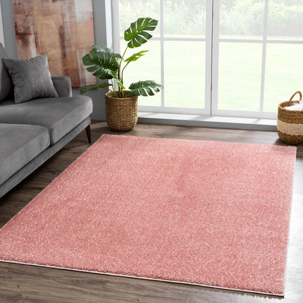 Judy Pink Washable Plush Rug - Clearance Rugs TriadCommerceInc