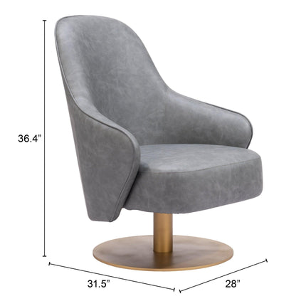 Withby Accent Chair Gray Chairs TriadCommerceInc   