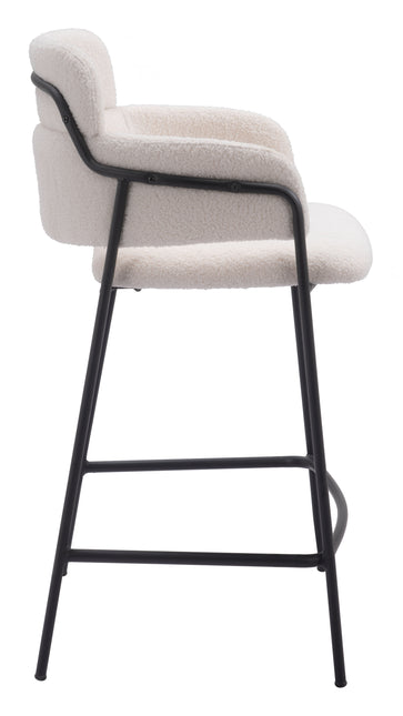 Marcel Counter Stool (Set of 2) Cream Counter Stools TriadCommerceInc   