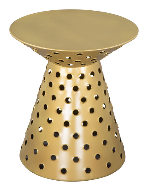 Proton Side Table Gold Side Tables TriadCommerceInc Default Title  