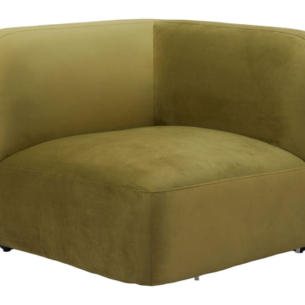 Biak Corner Chair Green Sofas TriadCommerceInc   