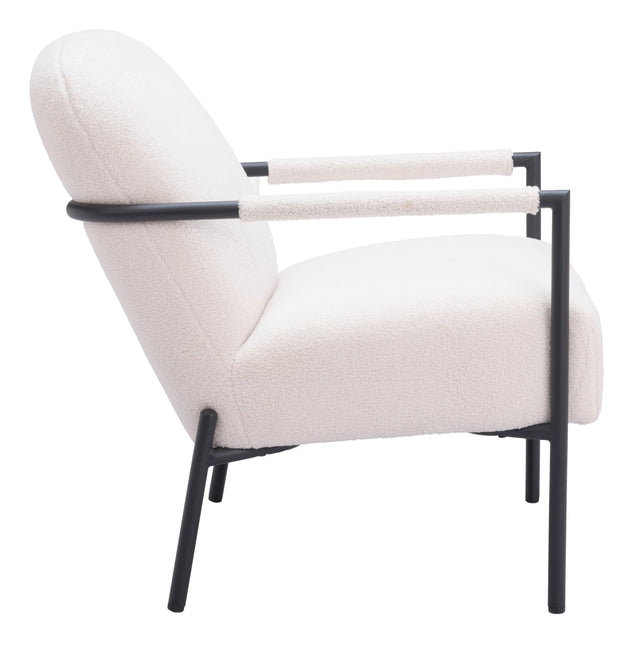 Chicago Accent Chair Ivory Chairs TriadCommerceInc