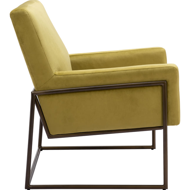 New York Accent Chair Olive Green Chairs TriadCommerceInc   