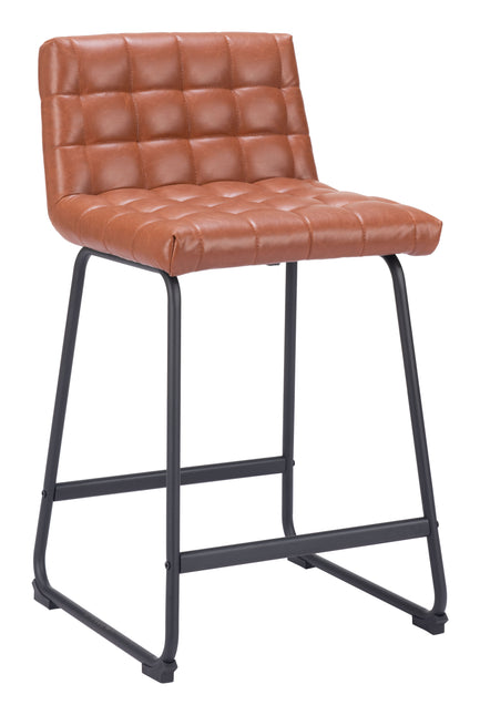 Pago Counter Stool (Set of 2) Brown Counter Stools TriadCommerceInc Default Title  