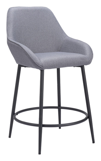 Vila Counter Stool (Set of 2) Gray Counter Stools TriadCommerceInc Default Title  