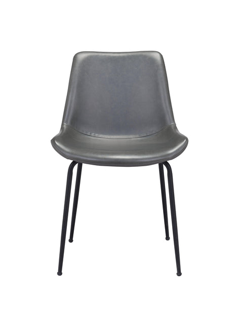 Byron Dining Chair (Set of 2) Gray Chairs TriadCommerceInc   