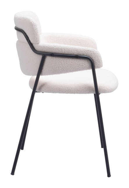 Marcel Dining Chair (Set of 2) Cream Chairs TriadCommerceInc   