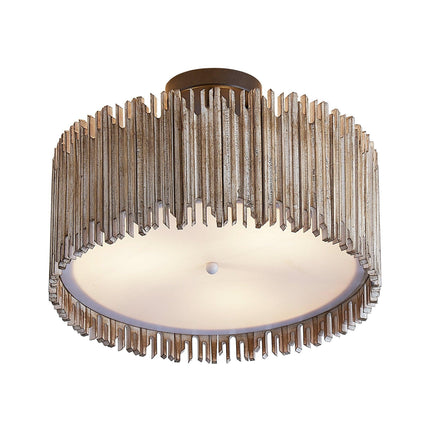 3-Light Farmhouse LED Flush Mount Ceiling Light Home Decor > Lighting > Ceiling Lights TriadCommerceInc