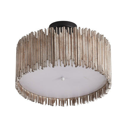 3-Light Farmhouse LED Flush Mount Ceiling Light Home Decor > Lighting > Ceiling Lights TriadCommerceInc