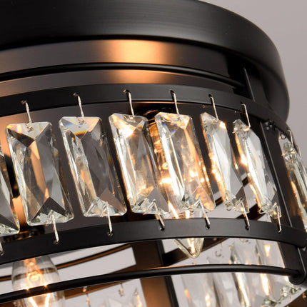 3-Light Modern Crystal Flush Mount Ceiling Light Fixture Home Decor > Lighting > Ceiling Lights TriadCommerceInc