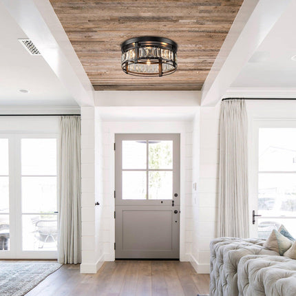 3-Light Modern Crystal Flush Mount Ceiling Light Fixture Home Decor > Lighting > Ceiling Lights TriadCommerceInc