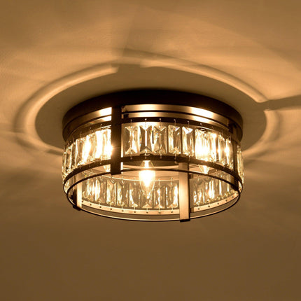 3-Light Modern Crystal Flush Mount Ceiling Light Fixture Home Decor > Lighting > Ceiling Lights TriadCommerceInc