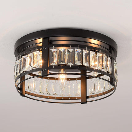 3-Light Modern Crystal Flush Mount Ceiling Light Fixture Home Decor > Lighting > Ceiling Lights TriadCommerceInc