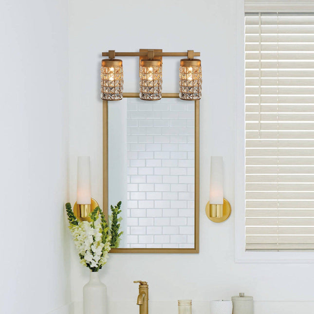 3-Light Modern Golden Wall Light for Elegant Spaces Home Decor > Lighting > Wall Lighting > Wall Sconces TriadCommerceInc