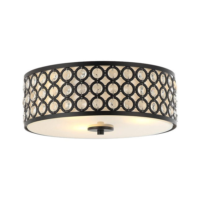 3-Light Modern LED Flush Mount Light with Crystal Shade Home Decor > Lighting > Ceiling Lights > Flush Mount Ceiling Lights TriadCommerceInc