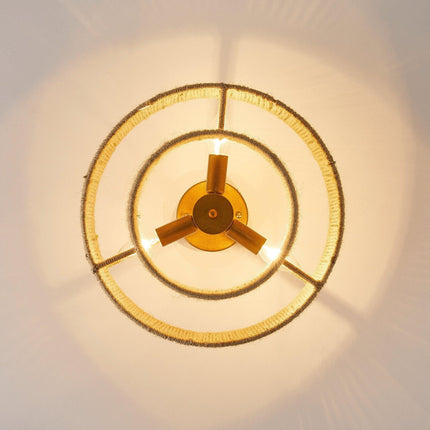 3-Light Wabi-Sabi Farmhouse Semi-Flush Mount Ceiling Light Home Decor > Lighting > Ceiling Lights TriadCommerceInc