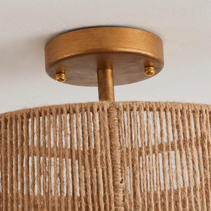 3-Light Wabi-Sabi Farmhouse Semi-Flush Mount Ceiling Light Home Decor > Lighting > Ceiling Lights TriadCommerceInc