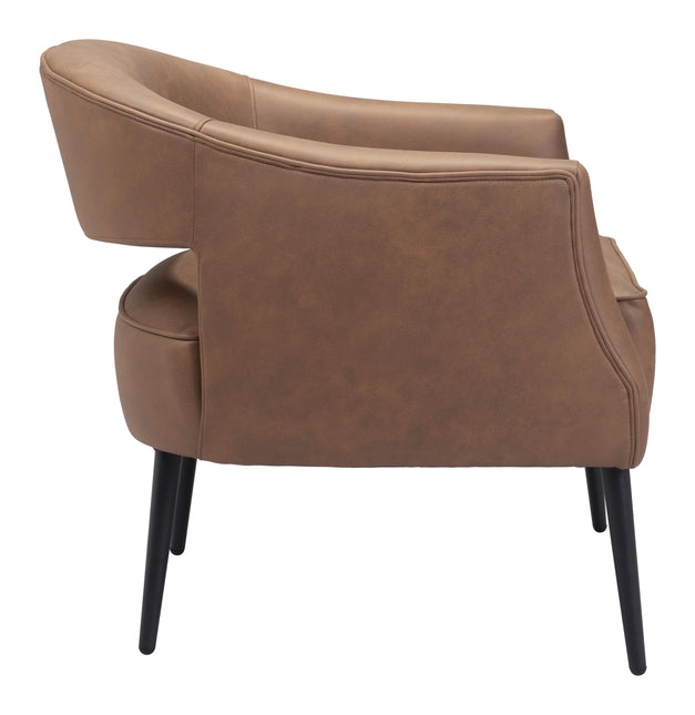 Berkeley Accent Chair Vintage Brown Chairs TriadCommerceInc