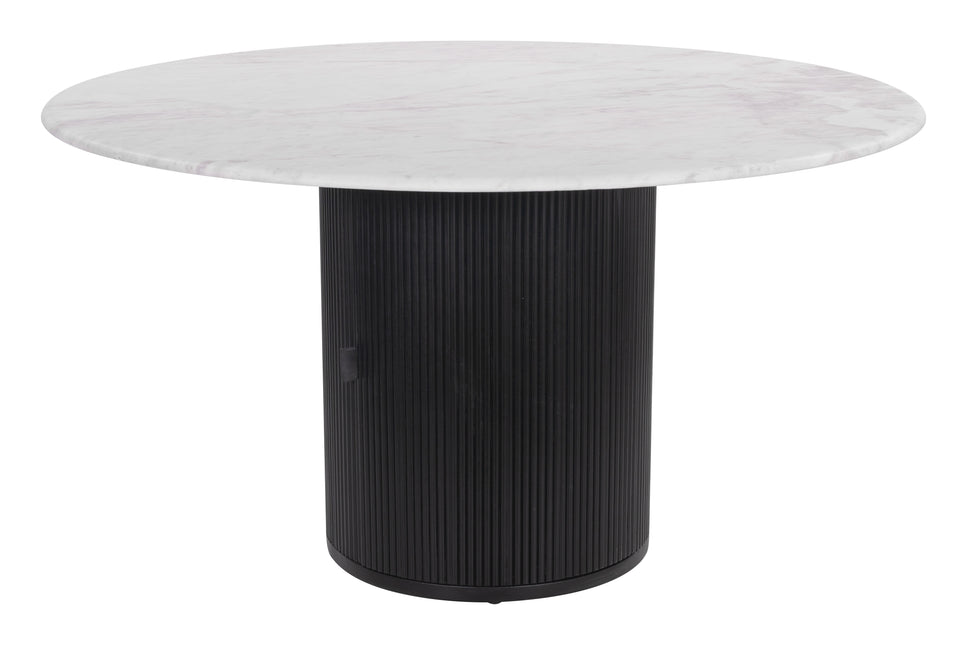 Izola Dining Table White & Black Tables TriadCommerceInc Default Title  