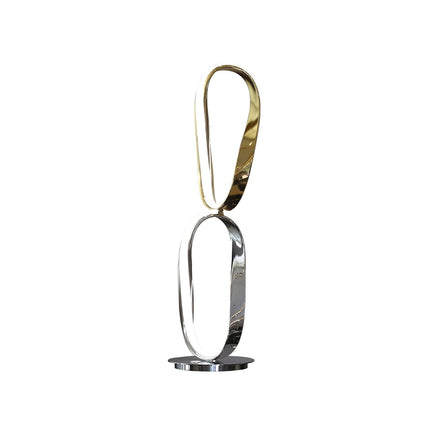 Prague Chrome and Gold Table Lamp with LED Dimmer Home Decor > Lighting > Lamp > Table Lamps TriadCommerceInc