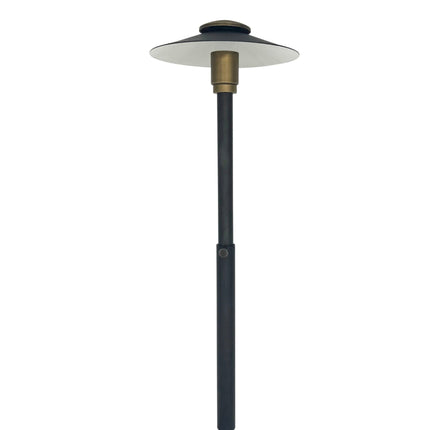 Stelvio Adjustable Black Brass Outdoor Path Light Landscape Pathway Lighting TriadCommerceInc