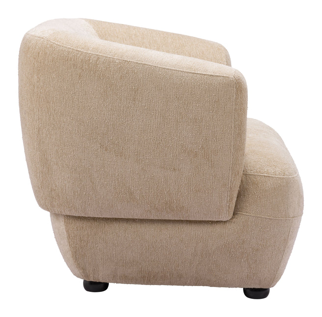 Bekker Accent Chair Golden Beige Chairs TriadCommerceInc