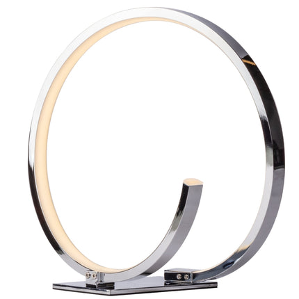 Circular Design LED Table Lamp Chrome Modern Light Home Decor > Lighting > Lamp > Table Lamps TriadCommerceInc
