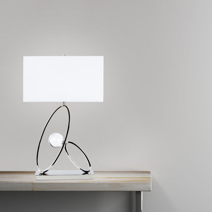 Ovals in Crystal Table Lamp // 1 Light Home Decor > Lighting > Lamp > Table Lamps TriadCommerceInc