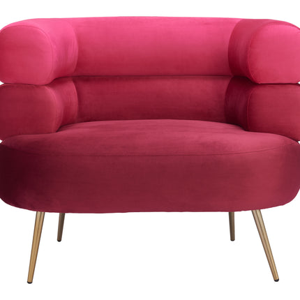 Arish Accent Chair Red Chairs TriadCommerceInc   