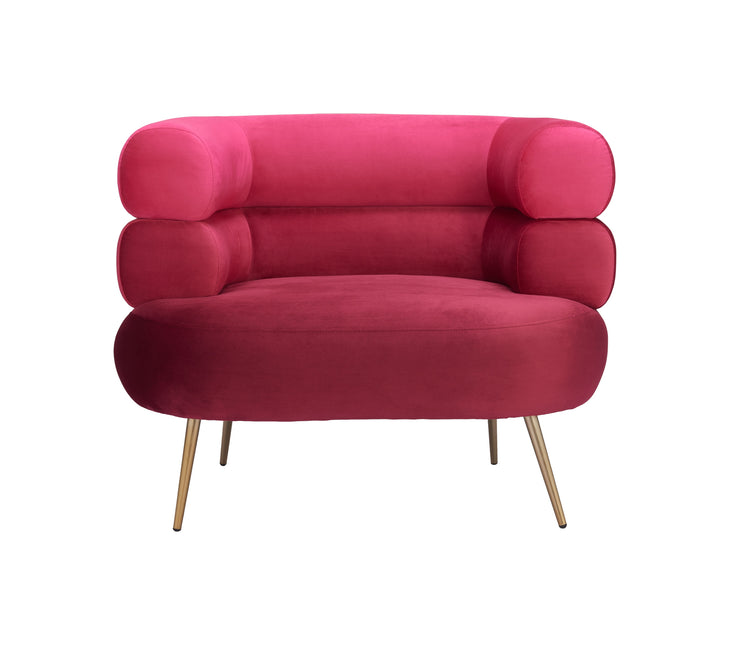 Arish Accent Chair Red Chairs TriadCommerceInc   