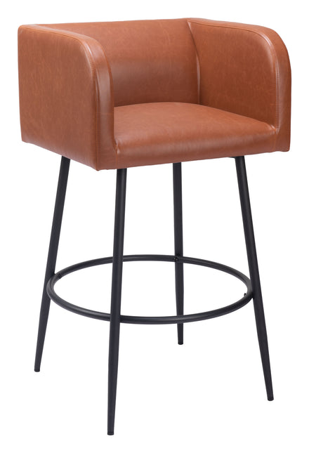 Horbat Barstool (Set of 2) Brown Barstools TriadCommerceInc Default Title  