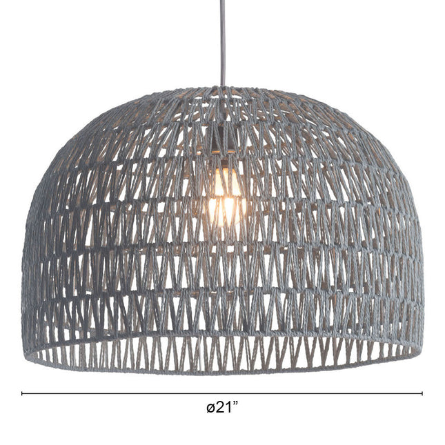 Paradise Ceiling Lamp Gray Pendants TriadCommerceInc   