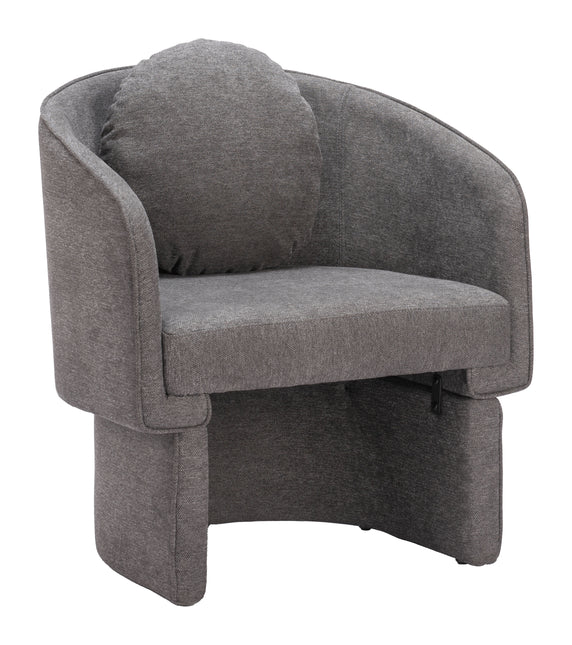 Olya Accent Chair Truffle Gray Chairs TriadCommerceInc Default Title