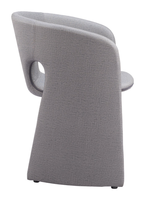 Rosyth Dining Chair Slate Gray Chairs TriadCommerceInc   