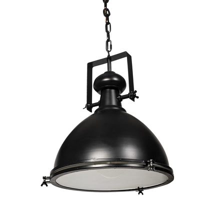 Industrial Black Metal Hanging Pendant Light Pendants TriadCommerceInc   