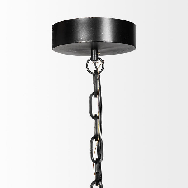 Industrial Black Metal Hanging Pendant Light Pendants TriadCommerceInc   