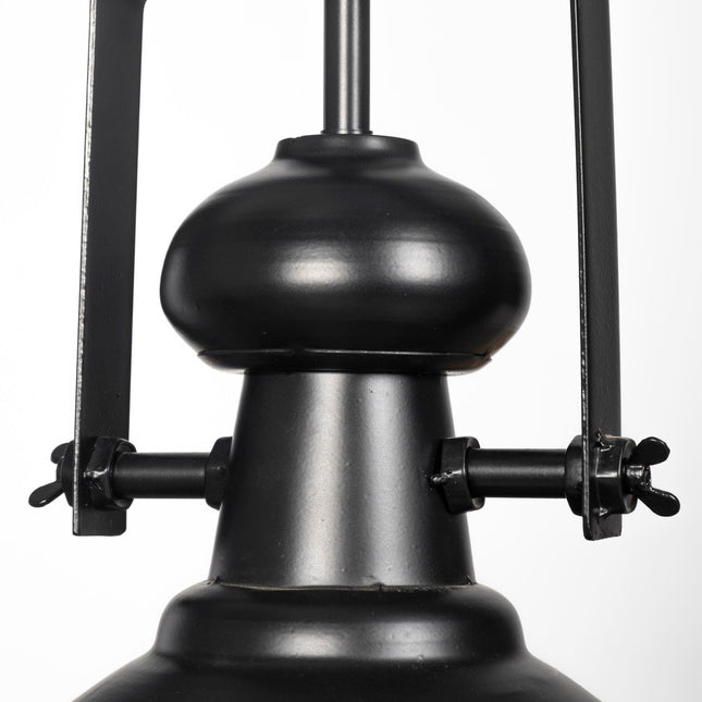 Industrial Black Metal Hanging Pendant Light Pendants TriadCommerceInc   