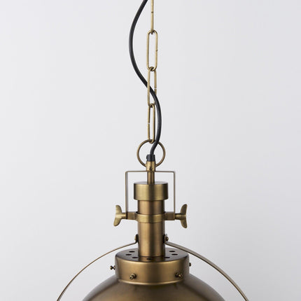 Gold Metal Sphere Pendant Hanging Light Pendants TriadCommerceInc   