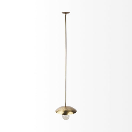 Hammered Gold Metal Hanging Pendant Light Industrial Style Home Decor > Lighting > Ceiling Lights > Pendant Lights TriadCommerceInc Default Title