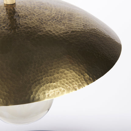 Hammered Gold Metal Hanging Pendant Light Industrial Style Home Decor > Lighting > Ceiling Lights > Pendant Lights TriadCommerceInc