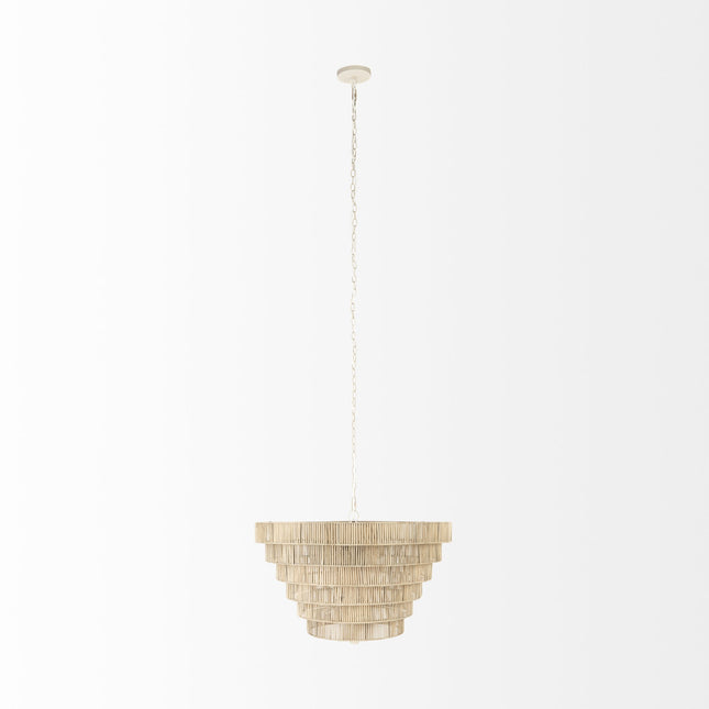 Light Brown Six Tier Hanging Chandelier Home Decor > Lighting > Ceiling Lights > Chandelier TriadCommerceInc