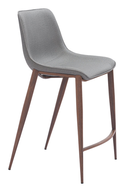 Magnus Counter Stool (Set of 2) Slate Gray & Walnut Counter Stools TriadCommerceInc Default Title  