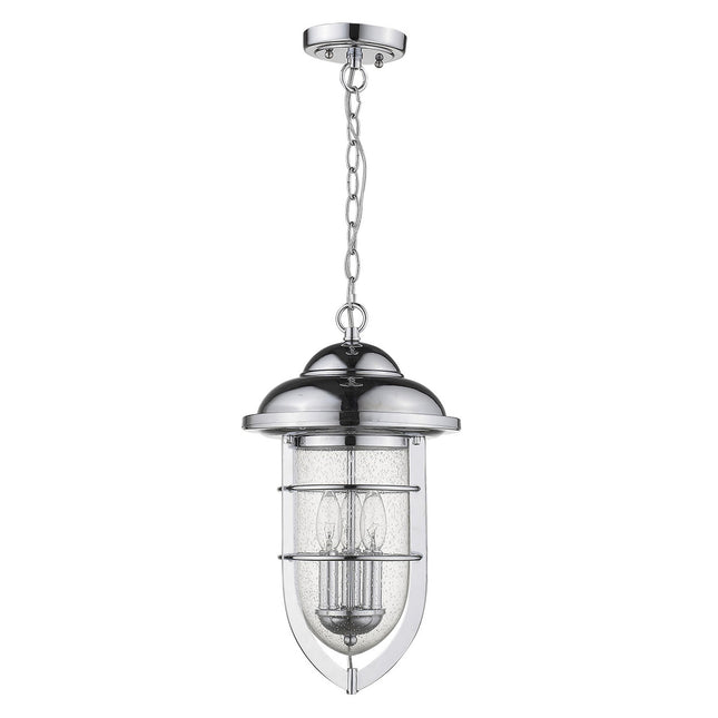 Dylan 3-Light Chrome Nautical Hanging Lantern Home Decor > Lighting > Ceiling Lights > Pendant Lights TriadCommerceInc Default Title