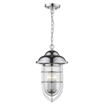 Dylan 3-Light Chrome Nautical Hanging Lantern Home Decor > Lighting > Ceiling Lights > Pendant Lights TriadCommerceInc