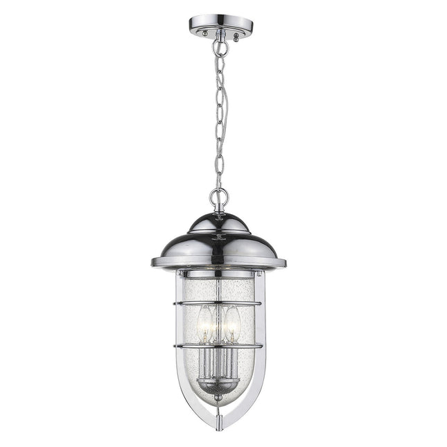 Dylan 3-Light Chrome Nautical Hanging Lantern Home Decor > Lighting > Ceiling Lights > Pendant Lights TriadCommerceInc