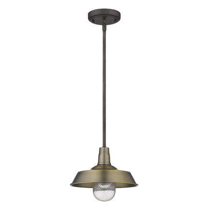 Brushed Gold Shallow Plate Adjustable Pendant Light Pendants TriadCommerceInc Default Title  