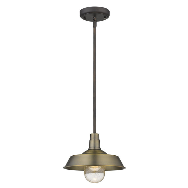 Brushed Gold Shallow Plate Adjustable Pendant Light Pendants TriadCommerceInc   