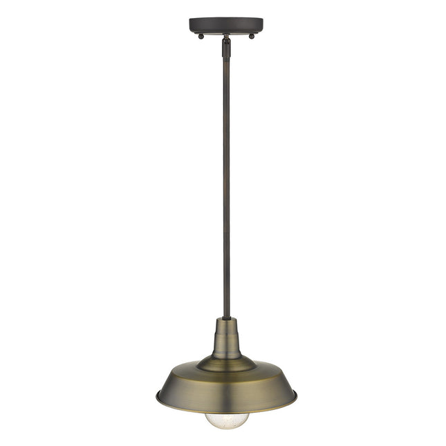 Brushed Gold Shallow Plate Adjustable Pendant Light Pendants TriadCommerceInc   